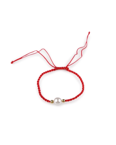 Brățară Shamballa cu perlă - 1 buc. | Mimib