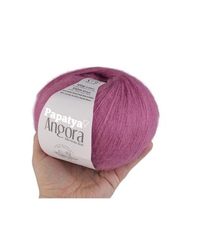 Pletacia priadza Papatya Angora 100 g - 1 ks