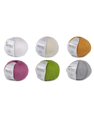 Fire de tricotat Papatya Angora 100 g - 1 buc. | Mimib