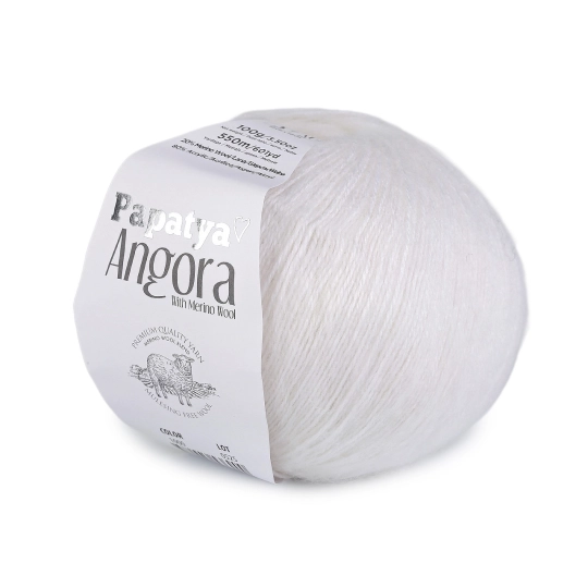 Fire de tricotat Papatya Angora 100 g - 1 buc. | Mimib