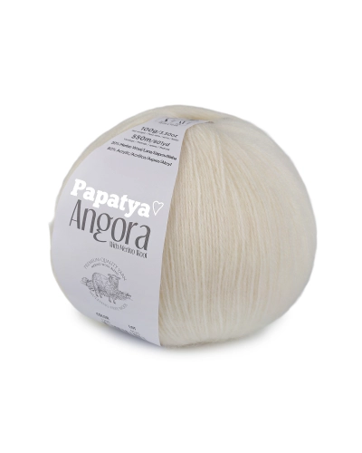 Fire de tricotat Papatya Angora 100 g - 1 buc. | Mimib