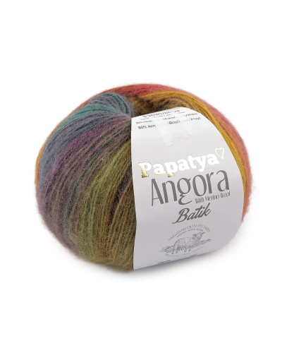 Fire de tricotat Papatya Angora Batik 100 g - 1 buc. | Mimib