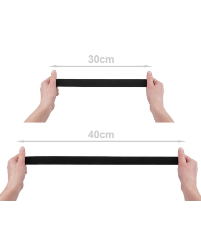 Bandă elastică moale țesută, lățime 30 mm - 1 m | Mimib