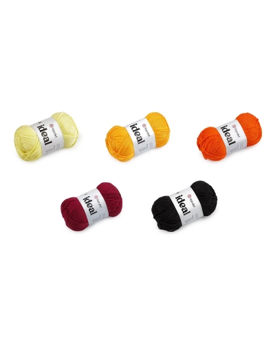 Fir de tricotat din bumbac Ideal 50 g - 1 buc. | Mimib