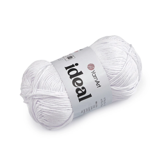 Fir de tricotat din bumbac Ideal 50 g - 1 buc. | Mimib