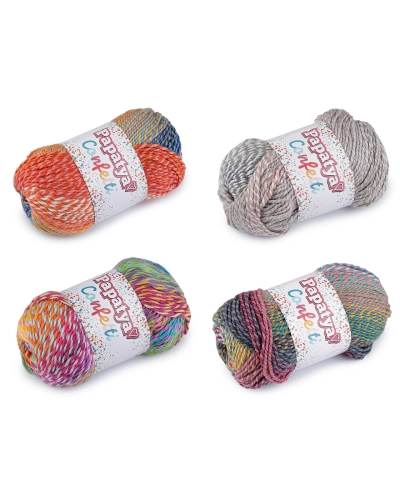 Fire de tricotat Papatya Confetti 100 g - 1 buc. | Mimib