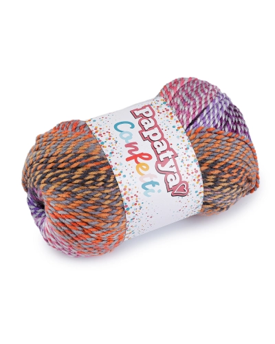 Fire de tricotat Papatya Confetti 100 g - 1 buc. | Mimib