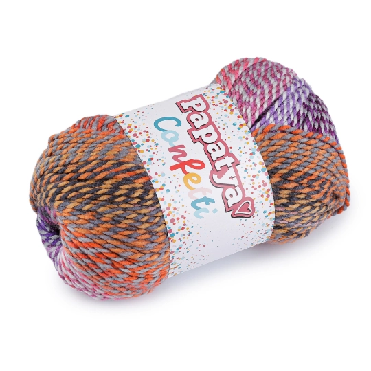 Fire de tricotat Papatya Confetti 100 g - 1 buc. | Mimib