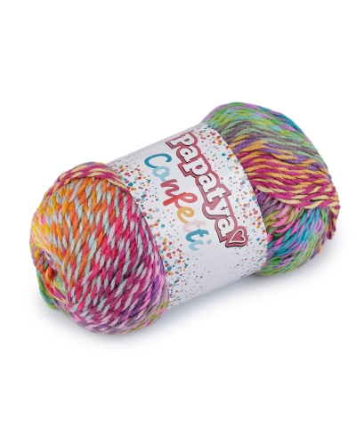 Fire de tricotat Papatya Confetti 100 g - 1 buc. | Mimib