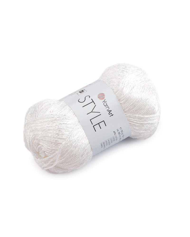 Fir de tricotat din bumbac Style cu fibră de viscoză 50 g - 1 buc. | Mimib