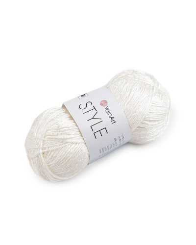 Fir de tricotat din bumbac Style cu fibră de viscoză 50 g - 1 buc. | Mimib