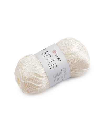 Fir de tricotat din bumbac Style cu fibră de viscoză 50 g - 1 buc. | Mimib