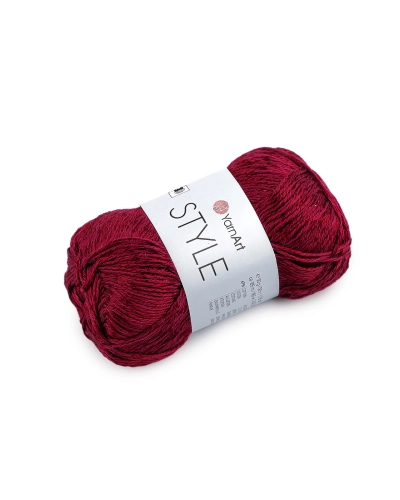 Fir de tricotat din bumbac Style cu fibră de viscoză 50 g - 1 buc. | Mimib
