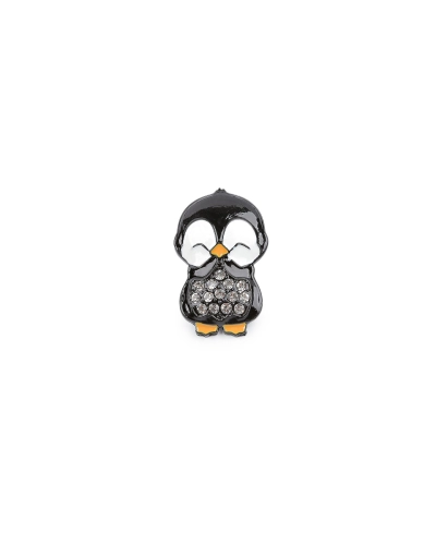 Broșă cu strasuri, broască, pinguin - 1 buc. | Mimib