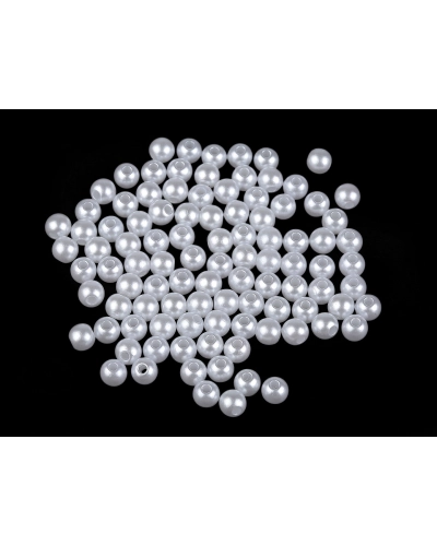 Mărgele decorative din plastic Ø6, 8, 10, 12 mm - 30 g | Mimib