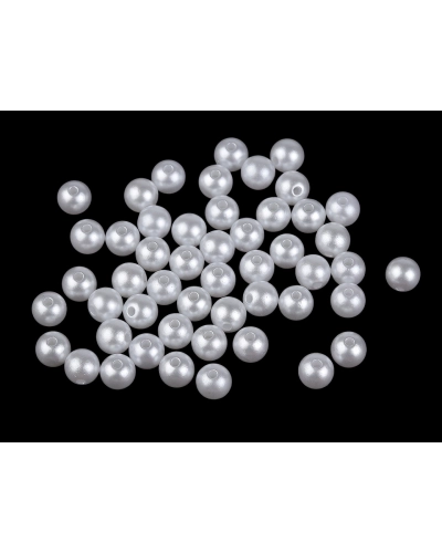 Mărgele decorative din plastic Ø6, 8, 10, 12 mm - 30 g | Mimib