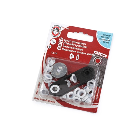 Ocheți / capse Ø interior 5,5 mm / Ø exterior 10 mm - 1 blister | Mimib
