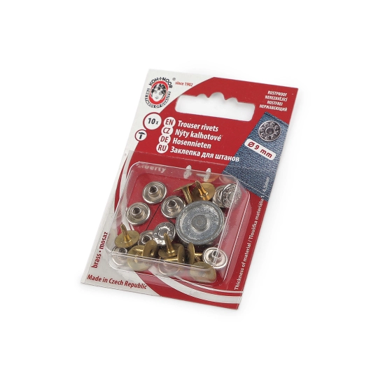 Copcă / închizătoare pentru pantaloni / blugi Ø9 mm - 1 card | Mimib
