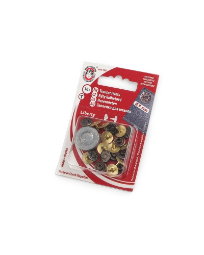 Copcă / închizătoare pentru pantaloni / blugi Ø9 mm - 1 card | Mimib