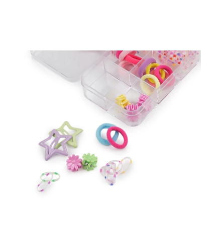 Elastice, clești și agrafe de păr mini - 1 cutie | Mimib