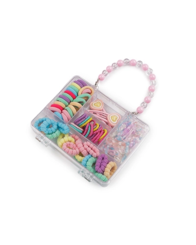 Mini elastice și agrafe de păr în cutie - 1 set | Mimib