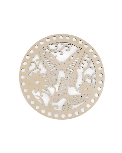Capac pentru coșulețe tricotate/croșetate Ø18 cm - 1 buc. | Mimib