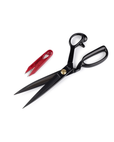 Krajčírske nožnice PIN dĺžka 31 cm a cvakačky v krabičke - 1 sada