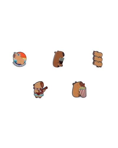 Brošňa / odznak kapybara - 1 ks | Mimib