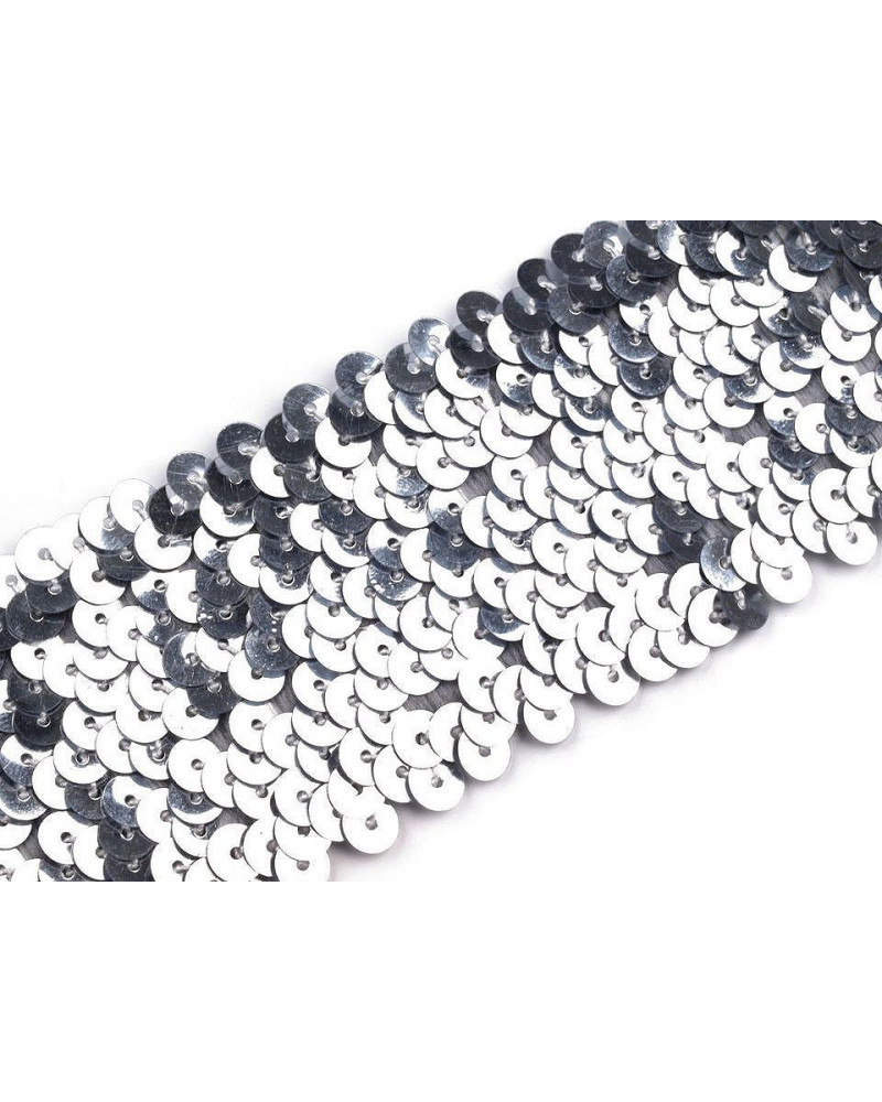 Bandă elastică cu paiete, lățime 45 mm | Mimib Bandă elastică cu paiete, lățime 45 mm | Mimib