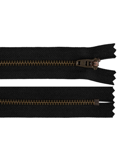 Kovový zips YKK No 4 dĺžka 18 cm (jeansový) - 1 ks | Mimib
