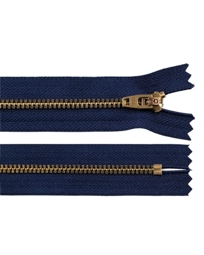 Kovový zips YKK No 4 dĺžka 20 cm (jeansový) - 1 ks | Mimib