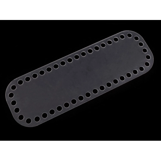 Plastové dno na háčkovanie / výrobu košíkov 10x30 cm - 1 ks | Mimib
