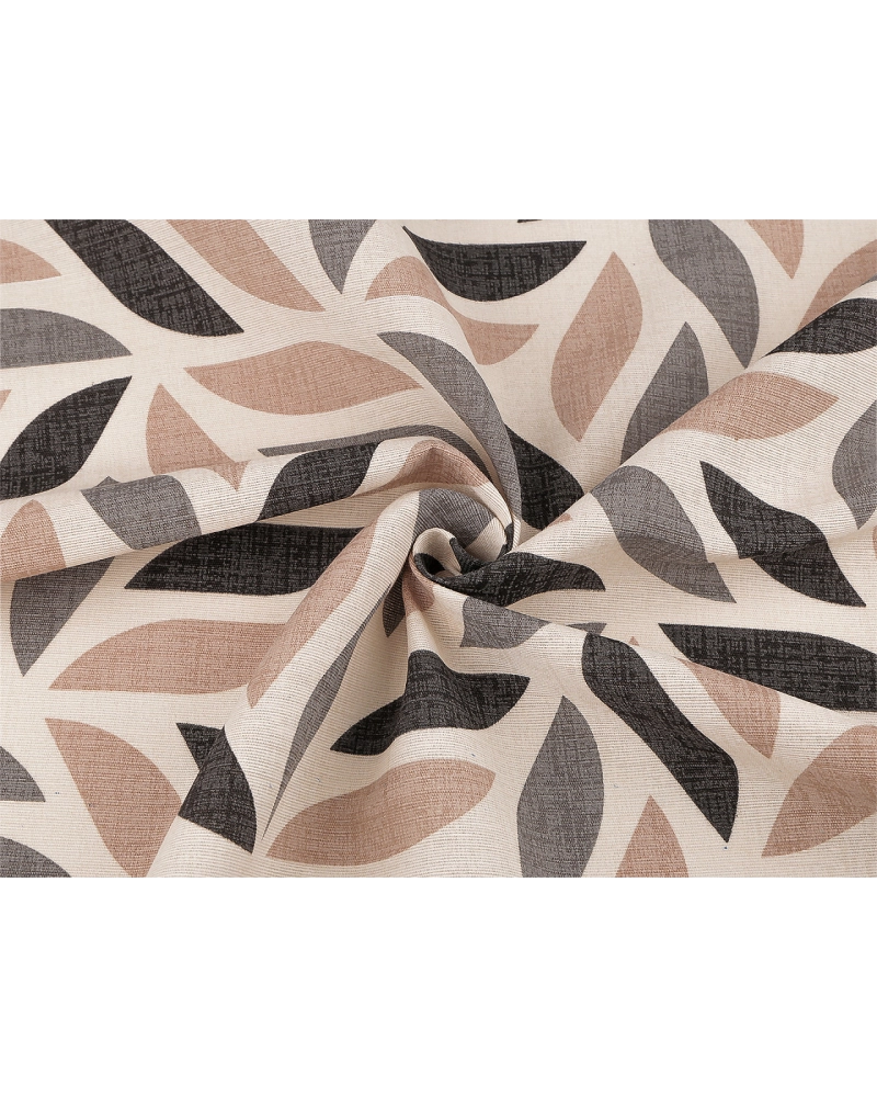 Polobavlnená Loneta s digitálnou potlačou rastlinný motív - 1 m | Mimib