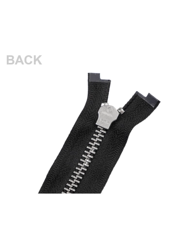 Zip kovový YKK No 5 deliteľný 2 jazdci / dvojcestný 80 cm na kožené bundy - 1 ks | Mimib