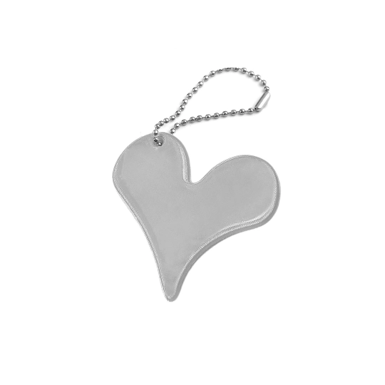 Reflexný prívesok / ťaháčik srdce - 1 ks | Mimib
