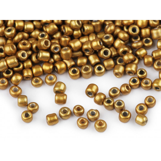 Mărgele nisip metalizate, 8/0 - 3 mm | Mimib