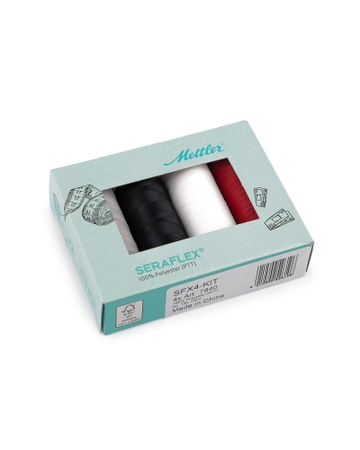 Súprava polyesterových elastických nití Seraflex 4x130 m - 1 sada | Mimib