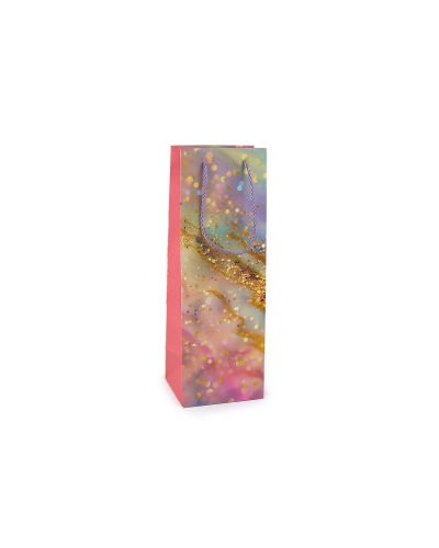 Darčeková taška na fľašu 12x35 cm - 1 ks | Mimib