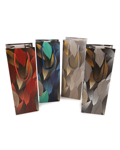 Darčeková taška na fľašu 12x35 cm - 1 ks | Mimib