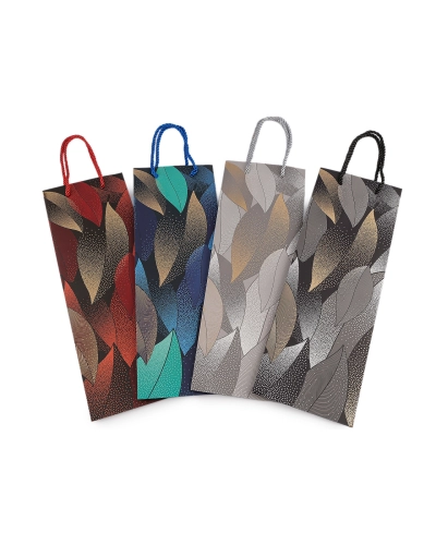 Darčeková taška na fľašu 12x35 cm - 1 ks | Mimib
