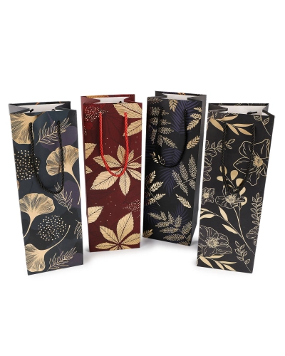 Darčeková taška na fľašu 12x35 cm - 1 ks | Mimib