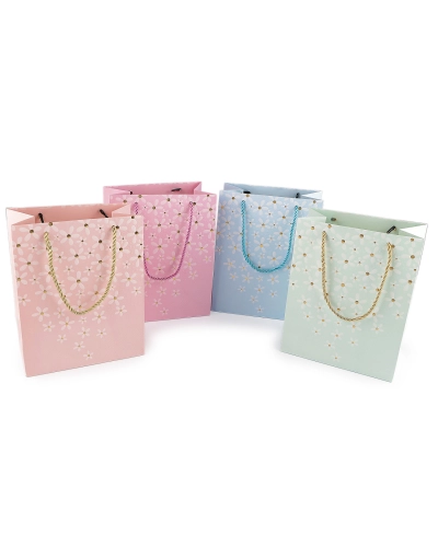 Darčeková taška kvety 18x23 cm - 1 ks | Mimib