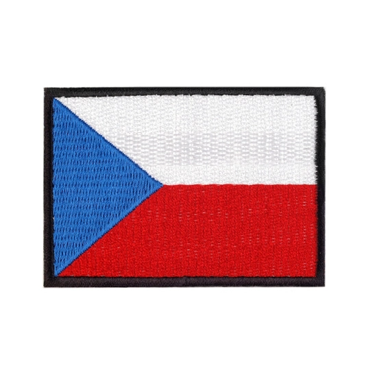 Nažehlovačka - česká vlajka - 1 ks | Mimib
