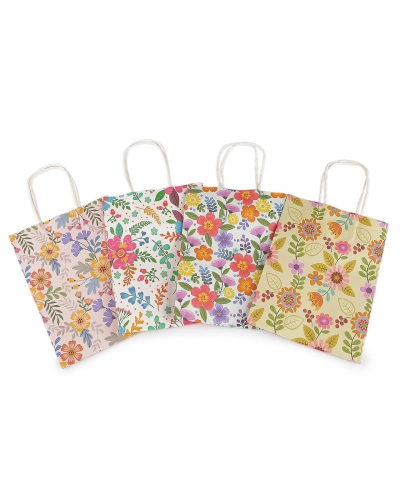 Darčeková taška kvety 15x21 cm - 12 ks | Mimib