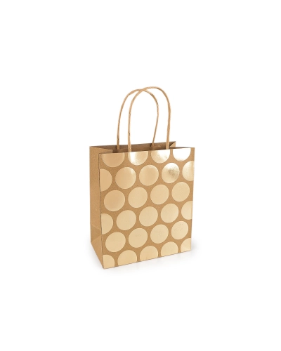 Darčeková papierová taška natural 15x17 cm - 1 ks | Mimib