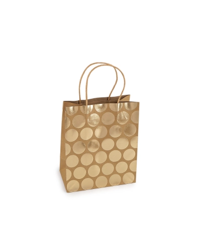 Darčeková papierová taška natural 18x21 cm - 1 ks | Mimib
