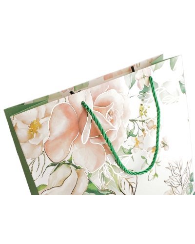 Darčeková taška kvety 26x32 cm - 1 ks | Mimib