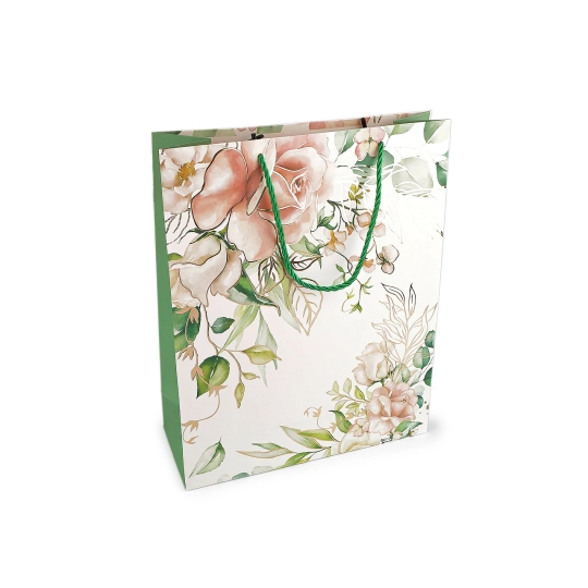 Darčeková taška kvety 26x32 cm - 1 ks | Mimib