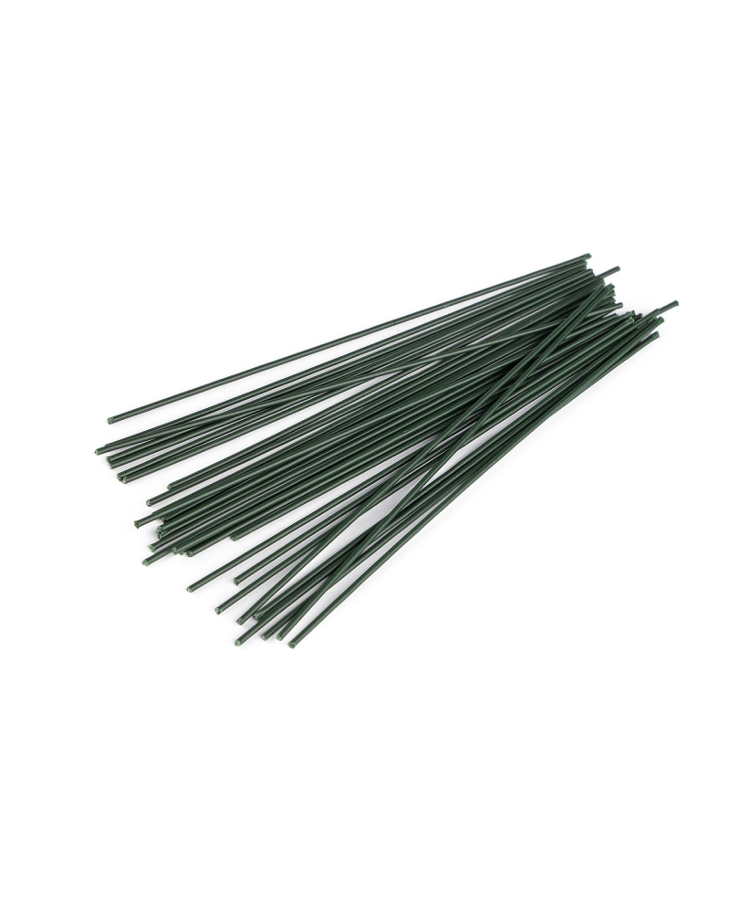 Floristická plastová stonka / drôt dĺžka 20 cm - 30 ks | Mimib