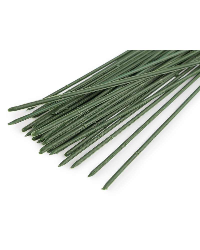 Floristická plastová stonka / drôt dĺžka 21 cm - 30 ks | Mimib
